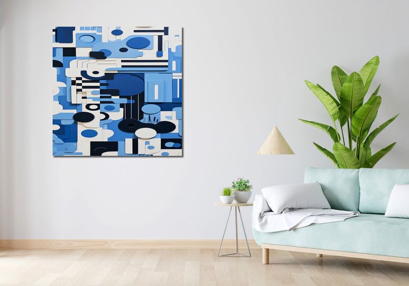 Obraz 100x100cm Rytmiczne Echo zdjęcie 2