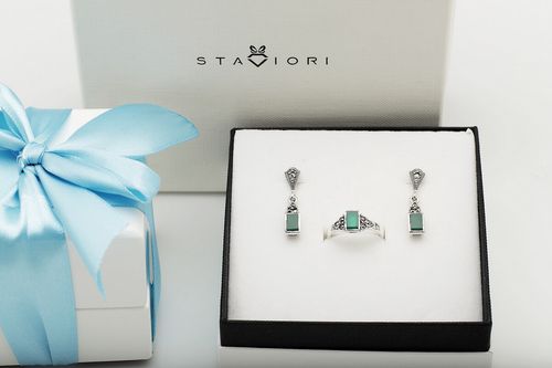 Srebrne kolczyki Staviori na Arena.pl
