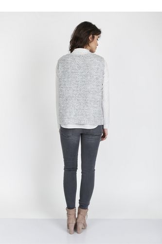Sweter SWE119 Gray - MKM Szary M na Arena.pl