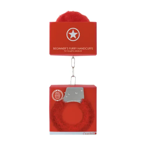 shots ouch! kajdanki furry z miękkim futerkiem czarne uniwersalne na Arena.pl