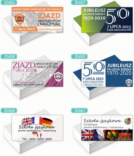 Wizytówki firmowe Foliowane 1000szt wiele różnych wzorów REKRUTACJA na Arena.pl