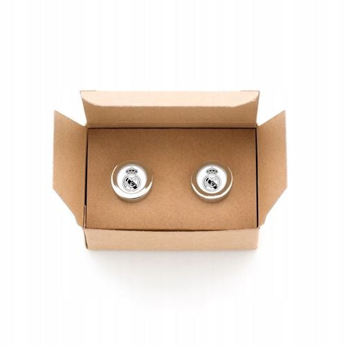 Eleganckie spinki do mankietów REAL MADRYT piłka na Arena.pl