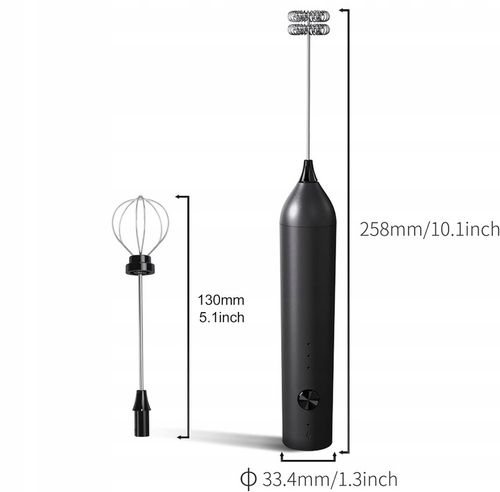 Elektryczny Spieniacz do Mleka Ręczny Akumulator Kawa Bezprzewodowy na Arena.pl