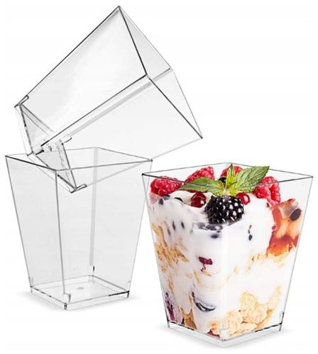 POJEMNIKI PUCHARKI DO DESERÓW PRZEKĄSEK 200ML na Arena.pl