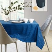 Obrus Plamoodporny VESTA Mankiet 110x110 Indygo AmeliaHome