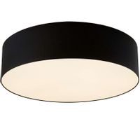 Plafon LAMPA sufitowa SPACE L 30661602 Kaspa abażurowa OPRAWA ścienna KINKIET okrągły czarny