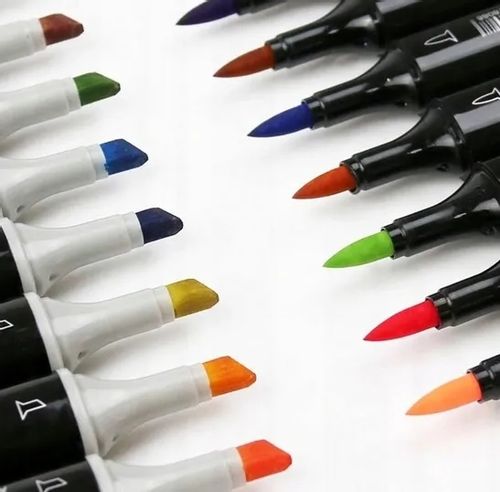 Dwustronne MARKERY PISAKI alkoholowe 80pcs (C024) na Arena.pl