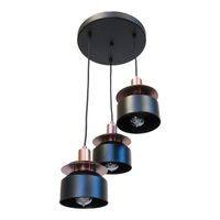 Nowoczesna Lampa Wisząca Industrialna Retro Andromeda  2687/Z-B-3