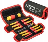 ZESTAW KOŃCÓWEK WKRĘTAKOWYCH Z UCHWYTEM 1000V 12 SZT. 01-308 NEO TOOLS