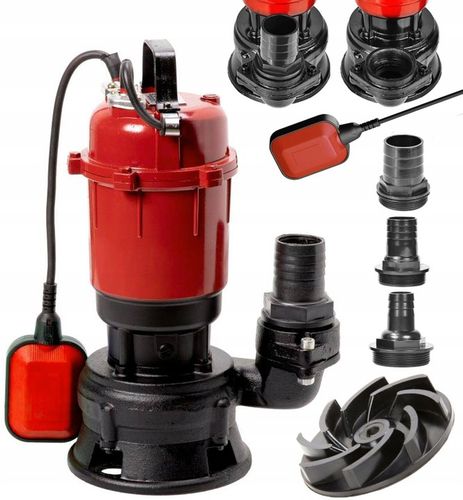 POMPA DO WODY CZYSTEJ SZAMBA BRUDNEJ Z ROZDRABNIACZEM ZATAPIALNA PŁYWAK MOC na Arena.pl