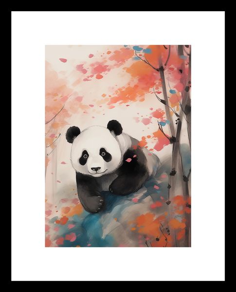 Plakat 13x18cm Panda wśród Klonów zdjęcie 3