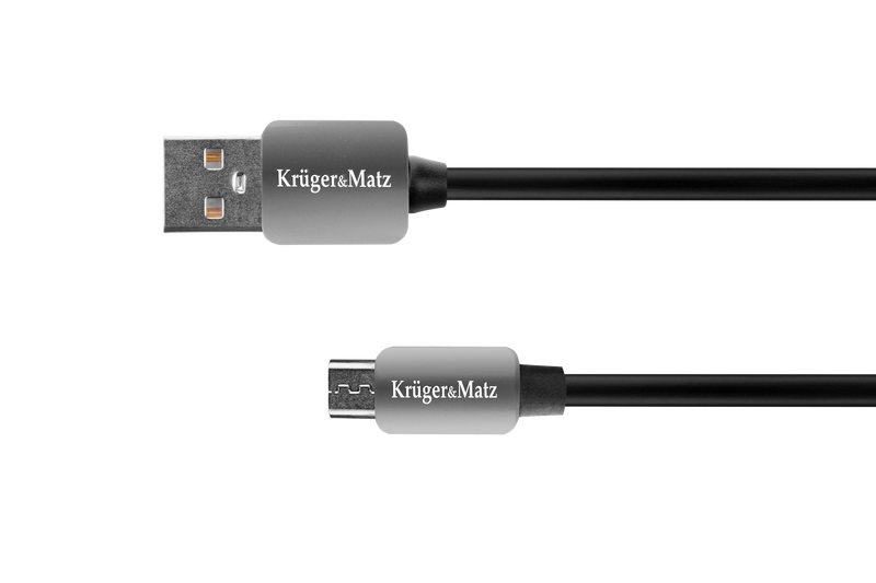 KM0324 Kabel USB - micro USB wtyk-wtyk 1.0m Kruge zdjęcie 1