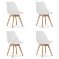 Krzesło MARK Białe x 4