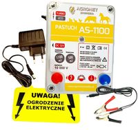 Pastuch elektryczny elektryzator uniwersalny Agronet AS-1100 12V/230