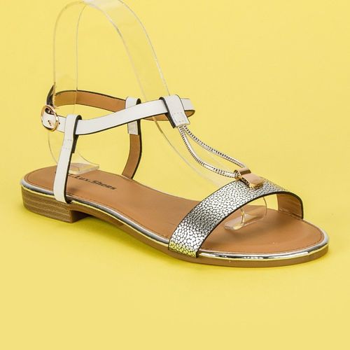 Białe Sandały Płaskie r.36 na Arena.pl