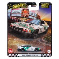HOT WHEELS PREMIUM BOULEVARD POJAZD AUTKO RESORAK 120 ALFRA ROMEO GTV6 1:64