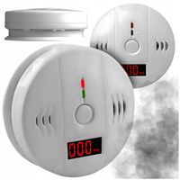 CZUJNIK CZADU TLENKU WĘGLA LCD DETEKTOR CO LCD WYKRYWACZ BEZPRZEWODOWY