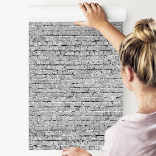Tapeta Szary Ceglany Mur na Arena.pl