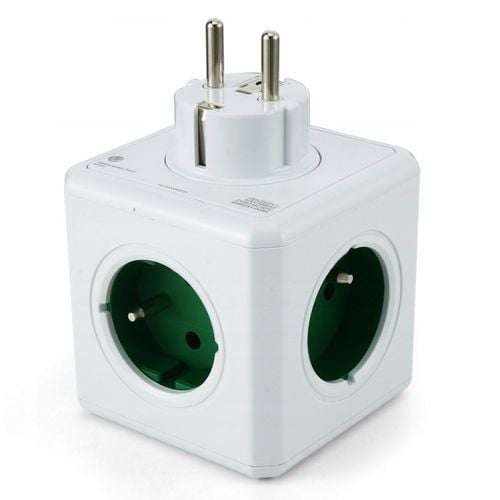 Listwa kostka allocacoc PowerCube 4 gniazda 230V +2xUSB 2.1A na Arena.pl