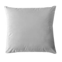 Poduszka dekoracyjna z aksamitu SZARY SREBRZYSTY PERŁOWY 45x45