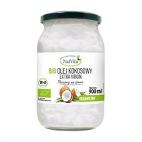Olej Kokosowy BIO Extra Virgin Ekologiczny Naturalny Filipiny 900ml NatVita