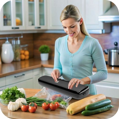 ZGRZEWARKA PRÓŻNIOWA DO ŻYWNOŚCI PAKOWARKA O MOCY 135W + ZESTAW WORKÓW XXL na Arena.pl