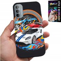 ETUI DO MOTOROLA G31 / G41 - SPORTOWE SAMOCHODY, WYŚCIGI CASE + FOLIA
