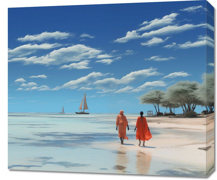 Obraz 70x60cm Spokój w Piaskach zdjęcie 1