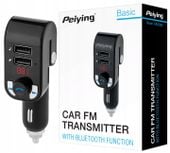 Transmiter Bluetooth Fm 2Xusb Ładowarka Urz0466