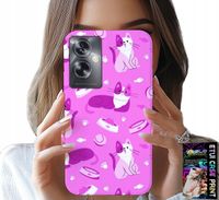 ETUI DO OPPO A79 5G - LOVE CAT, WZORY Z KOTAMI KOTY, POKROWIEC