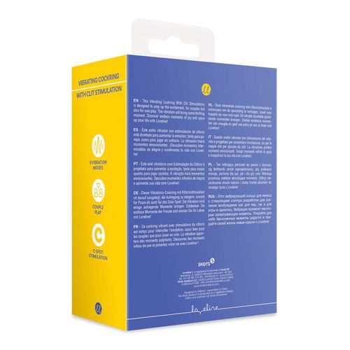 vibrating cockring with clit stimulation - tamiya blue na Arena.pl