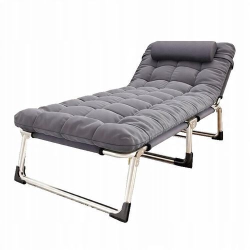 Łóżko polowe turystyczne składane 190x68cm poduszka materac v7 na Arena.pl