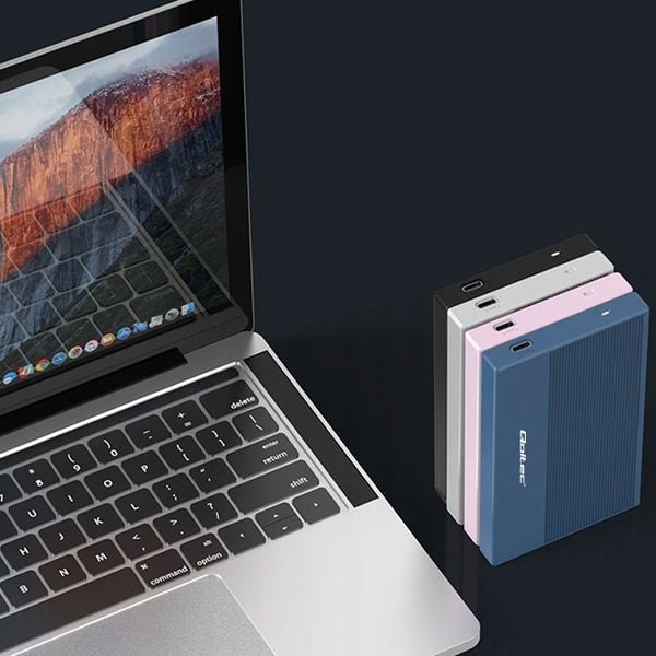 Obudowa dysku QOLTEC 52276 Niebieski zdjęcie 3