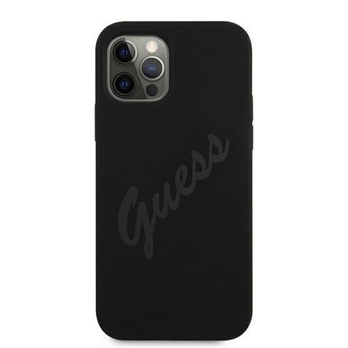 Guess GUHCP12LLSVSBK iPhone 12 Pro Max 6,7" czarny/black hardcase Script na Arena.pl