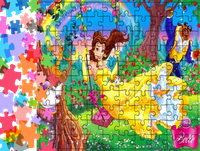 Puzzle tradycyjne - Piękna i Bestia