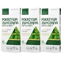 Suplement diety Pokrzywa Zwyczajna Medica Herbs - 3x60 kapsułek 520 mg