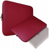 pokrowiec na laptopa 15,6'' uniwersalny - czerwony
