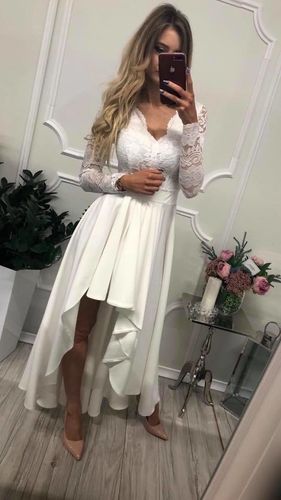 Sukienka Lora - ecru M (38) na Arena.pl