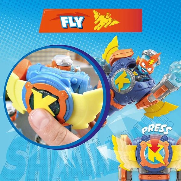 SUPER THINGS ROBOT SUPERBOT KID KAZOOM POWER 15 CM zdjęcie 4