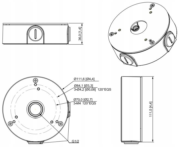 ADAPTER DAHUA PFA13G zdjęcie 2