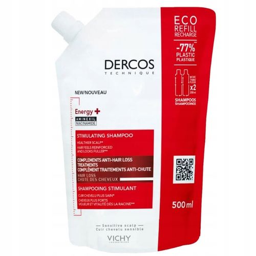 Vichy Dercos Energy+ Refill Szampon Przeciw Wypadaniu Włosów 500 ml na Arena.pl