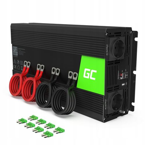 Przetwornica GREEN CELL 12V/230V 2000W/4000W na Arena.pl