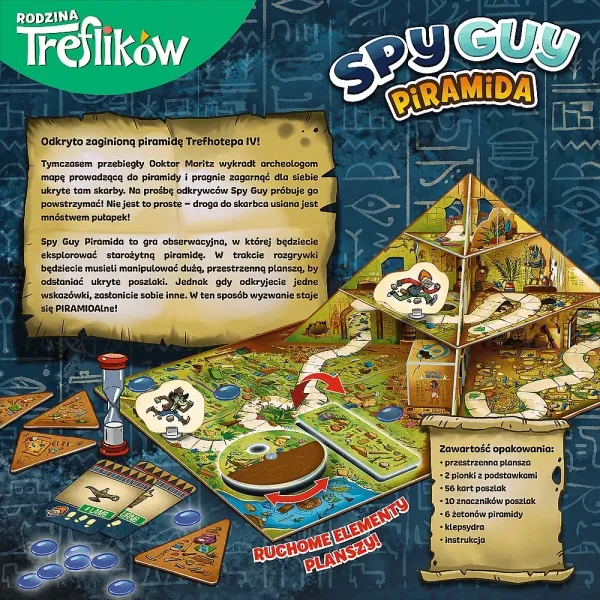 Spy Guy Piramida Kooperacyjna gra planszowa dla dzieci na spostrzegawczość zdjęcie 3