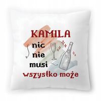 Poduszka Dla Kamili Na Urodziny Imieniny Prezent Z Nadrukiem Ze Zdjęciem