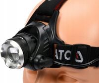YATO LATARKA LAMPA CZOŁOWA MOCNE ŚWIATŁO DIODA XM-L U2 CREE LED 10W YT08591