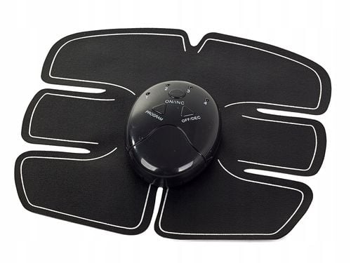 ELEKTROSTYMULATOR MIĘŚNI BRZUCHA MASAŻER EMS na Arena.pl