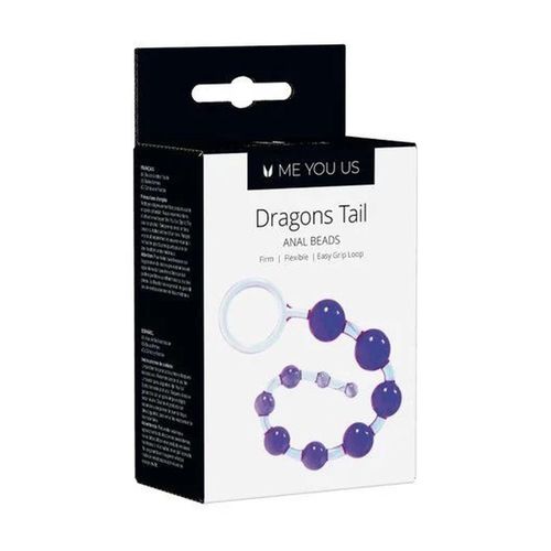 Plug/Kulki- Me You Us Dragonz Tail Anal Beads Violet na Arena.pl