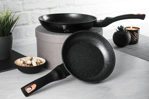 zestaw 2 patelni granitowych 22/26cm berlinger haus black rose bh-1644nf na Arena.pl