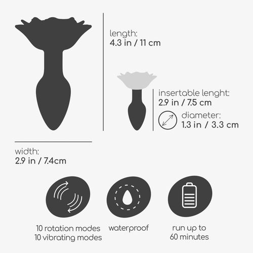 Crushious Giulietta Rotating Anal Plug With Remote na Arena.pl