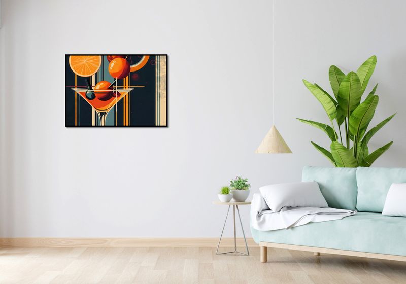 Plakat 84x59,5cm Koktajl w Stylu zdjęcie 4